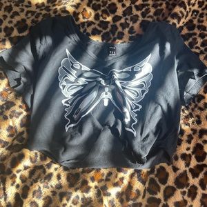 Shein butterfly top
